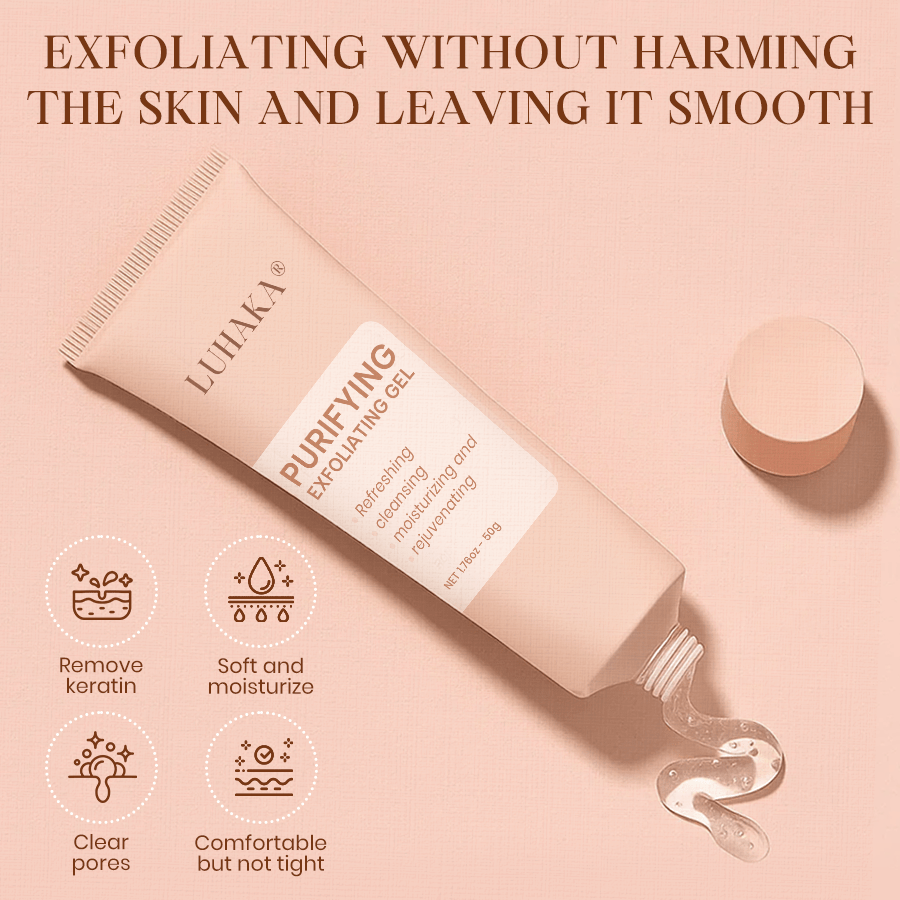 Luhaka® Purifying Exfoliating Gel ACE 1 for Acanthosis Nigricans, Exfoliation, Dark Spots, Skin Tags, and Eczema