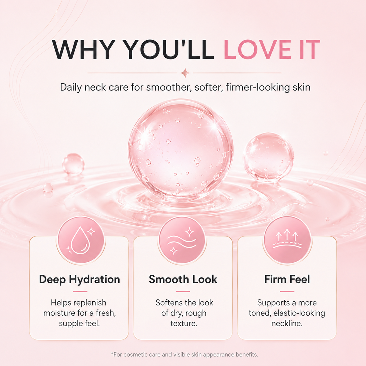 LUHAKA® Collagen Neck Firming & Smoothing Cream, 3.17 oz