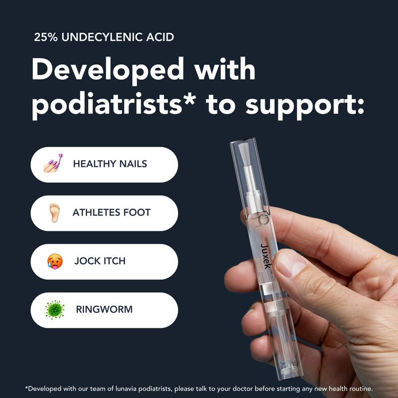 LUHAKA® Toenail Fungus Pen - UNDECYLENIC ACID 25% - Daily Solution for Brittle & Thickened Nails