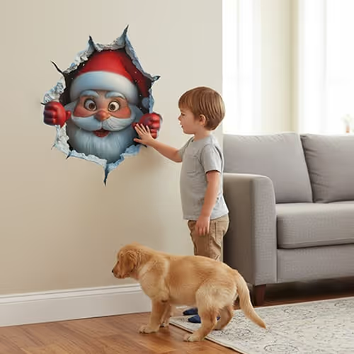 Santa Claus Wall Sticker - Christmas Décor