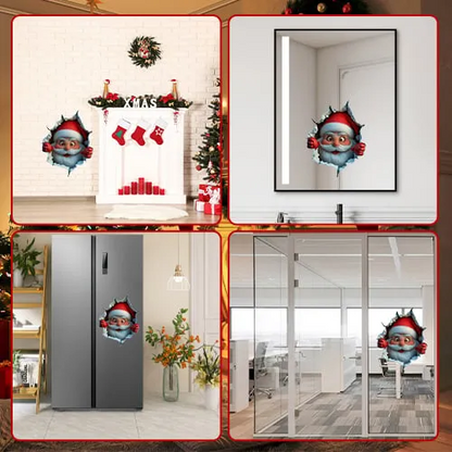Santa Claus Wall Sticker - Christmas Décor