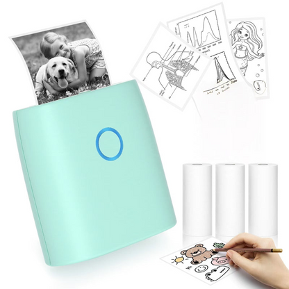 CILIFER® Mini Sticker Printer-2 Inch Bluetooth Thermal Pocket Printer