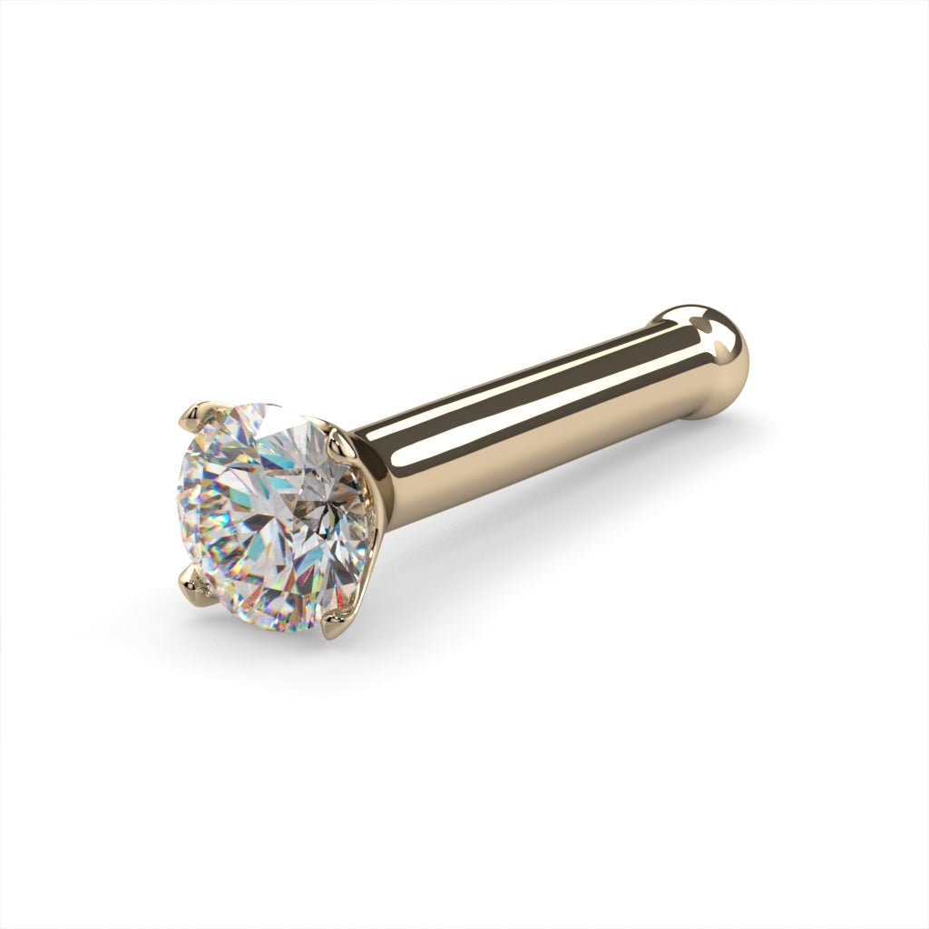 CILIFER® 2mm  Diamond Prong Nose Ring Stud