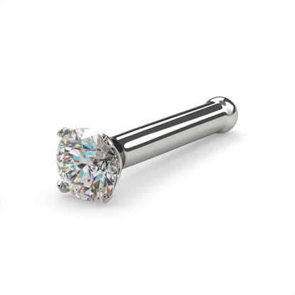CILIFER® 2mm  Diamond Prong Nose Ring Stud