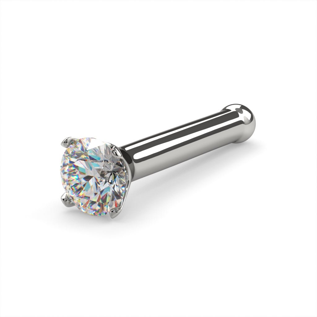 CILIFER® 2mm  Diamond Prong Nose Ring Stud