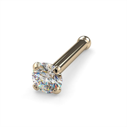 CILIFER® 2mm  Diamond Prong Nose Ring Stud