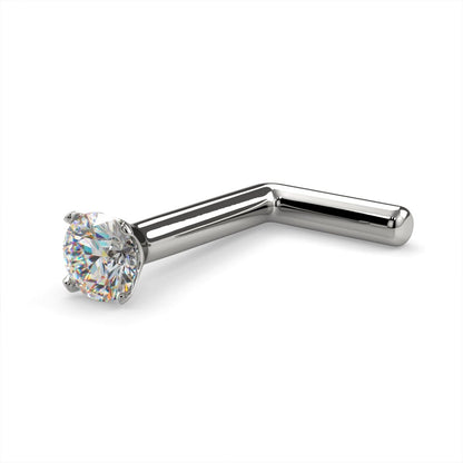 CILIFER® 2mm  Diamond Prong Nose Ring Stud