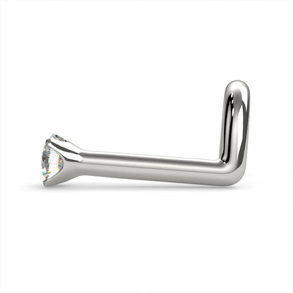CILIFER® 2mm  Diamond Prong Nose Ring Stud