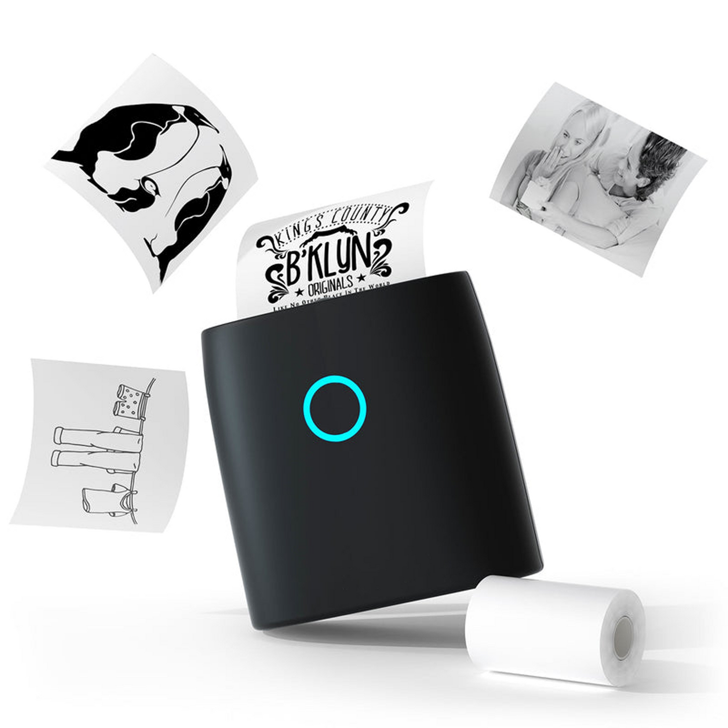 CILIFER® Mini Sticker Printer-2 Inch Bluetooth Thermal Pocket Printer