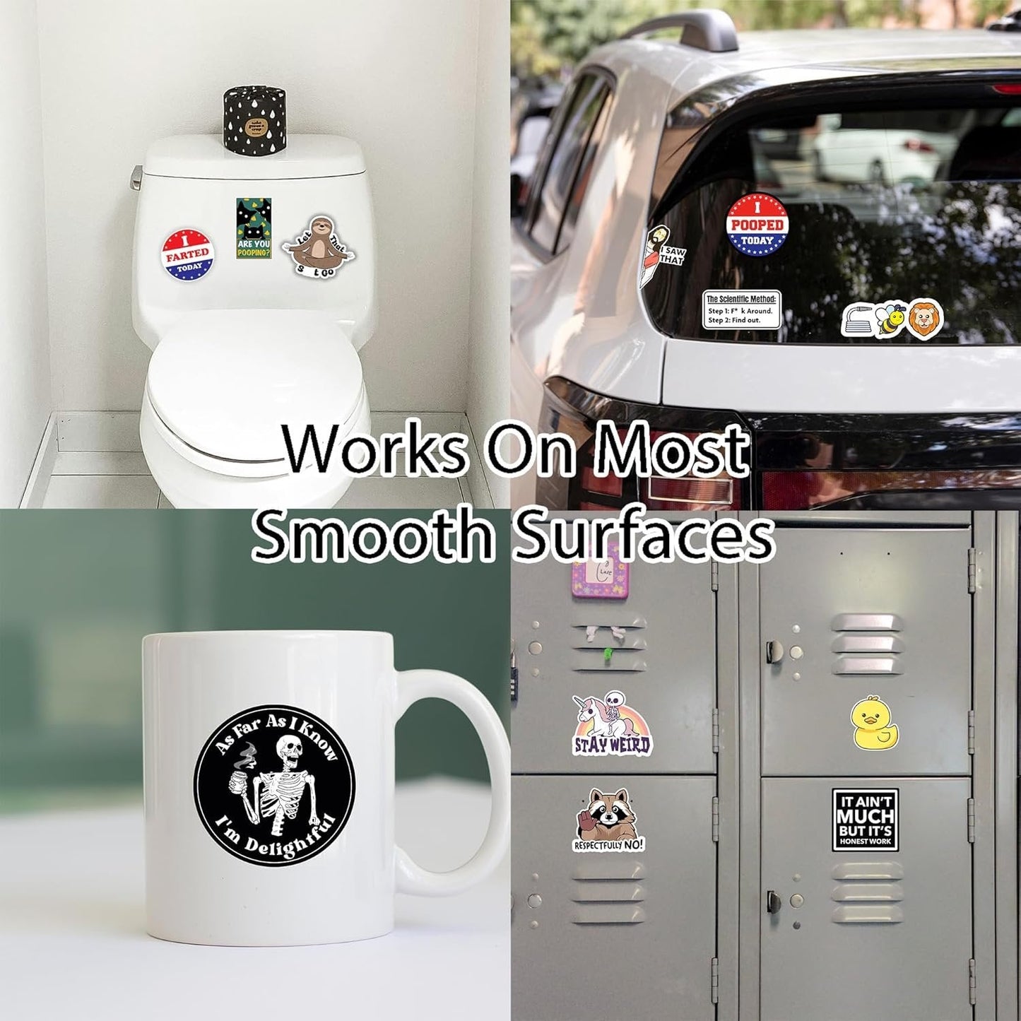 CILIFER® 130 Pcs Funny Saying Stickers (🎁BUY 1 FREE 1)