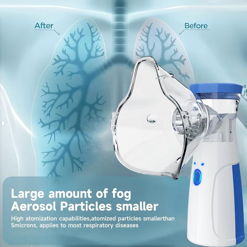 Portable Handheld Nebulizer Machine - Mini Portable Ultrasonic Quiet Nebulizer