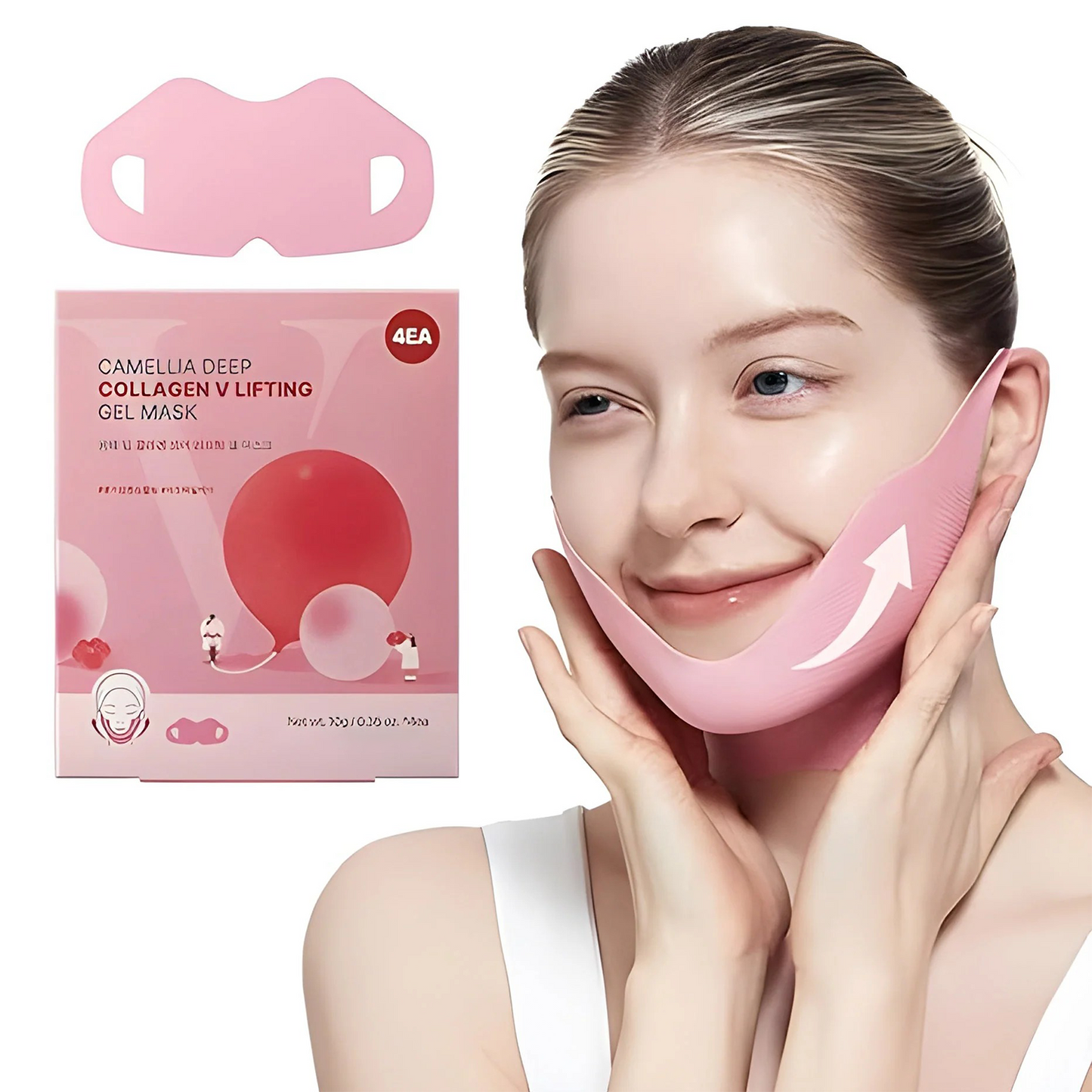 LUHAKA® Camellia Deep Collagen V Lifting Gel Mask 14EA