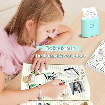 CILIFER® Mini Sticker Printer-2 Inch Bluetooth Thermal Pocket Printer