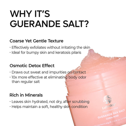 LUHAKA® Guerande Sea Salt Perfume Body Scrub 2 types