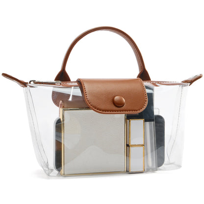 SFRCORD® PVC Bag Clear Stadium Approved Crossbody Handbags For Concerts Sports Events