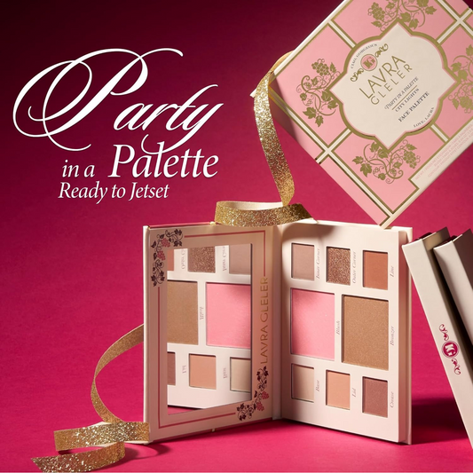 LAVRA GLELER NEW YORK Annual Party in a Palette Full Face Palette Set (01 Ready to Jetset!)