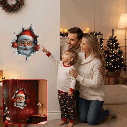 Santa Claus Wall Sticker - Christmas Décor