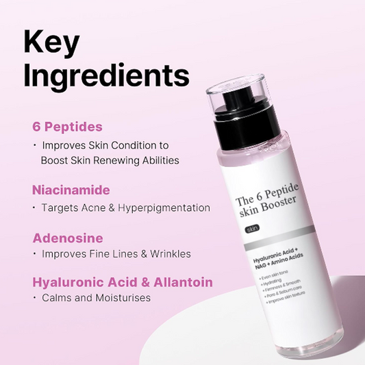 Cilifer® 6X Peptide Collagen Booster Toner Serum 150ml. Skin Renewal Boosting Facial Essence.