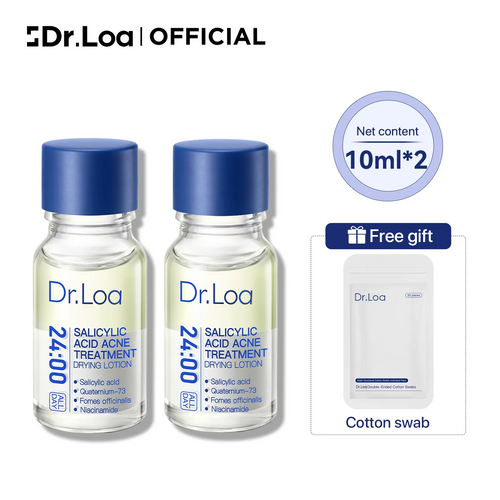 Dr.Loa 24H Acne & Pimple Treatment Drying Lotion | SalicylicAcid +Sulfur +Niacinamide | ViralProduct | Inflammation Relief, PostBlemish Care & High Pressure Pimple Relief