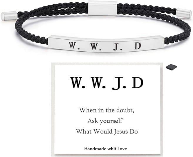 CZTICLE® ✝️Inspire Bracelet GOD IS IN CONTROL/W.W.J.D - Elegant Design with Unique Patterns and Letters D01