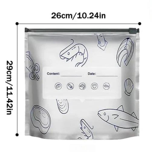 Aluminium Foil Food Storage Bags Set