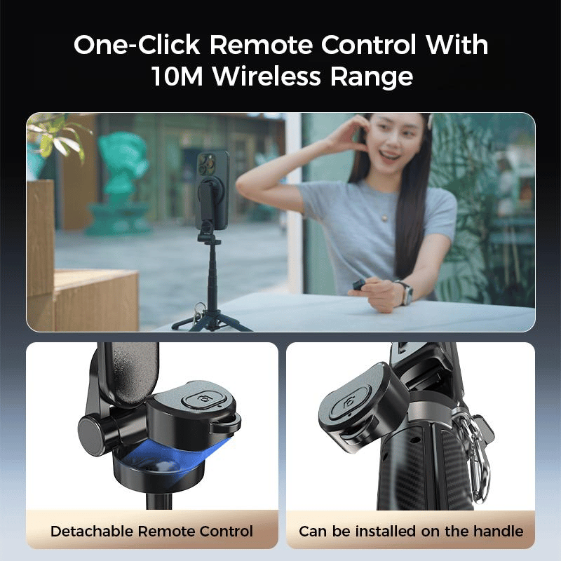 CILIFER® 4-in-1 Multifunctional 360° Rotation Magnetic Selfie Stick
