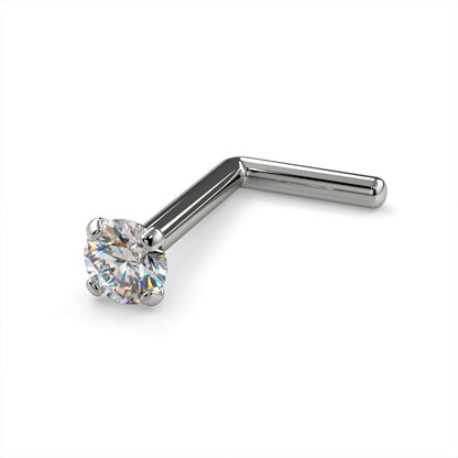 CILIFER® 2mm  Diamond Prong Nose Ring Stud