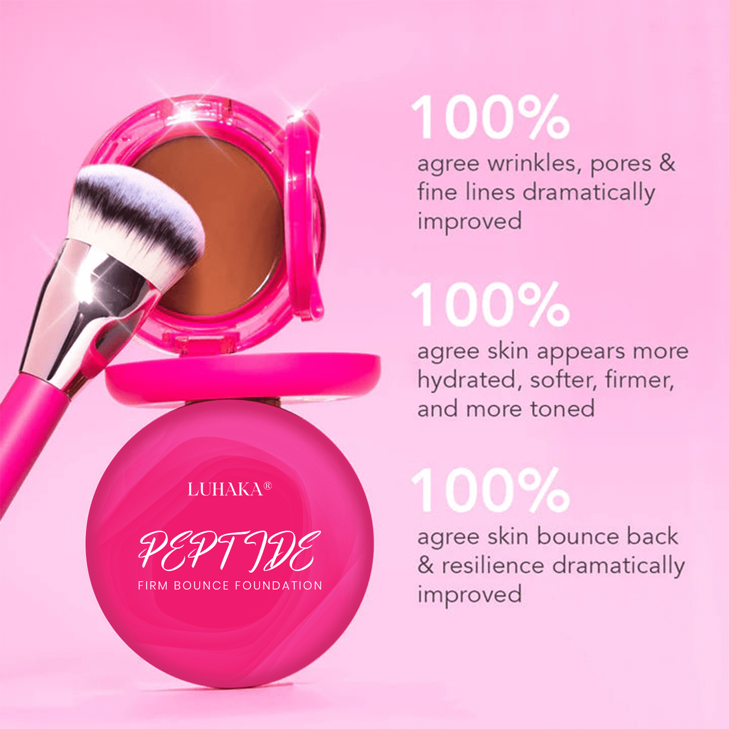Final 3 Hours: 60% OFF🔥 Luhaka® Peptide Firm Bounce Foundation