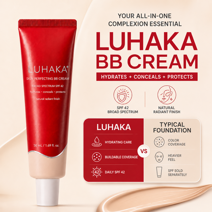 LUHAKA® Perfect Cover BB Cream | SPF 42 PA+++（1.69 oz）