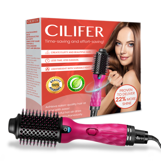 CILIFER® One Step Hair Dryer & Volumizer Hot Air Brush