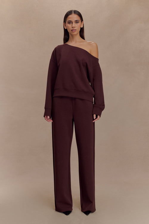 SFRCORD® Plum colored sports suit