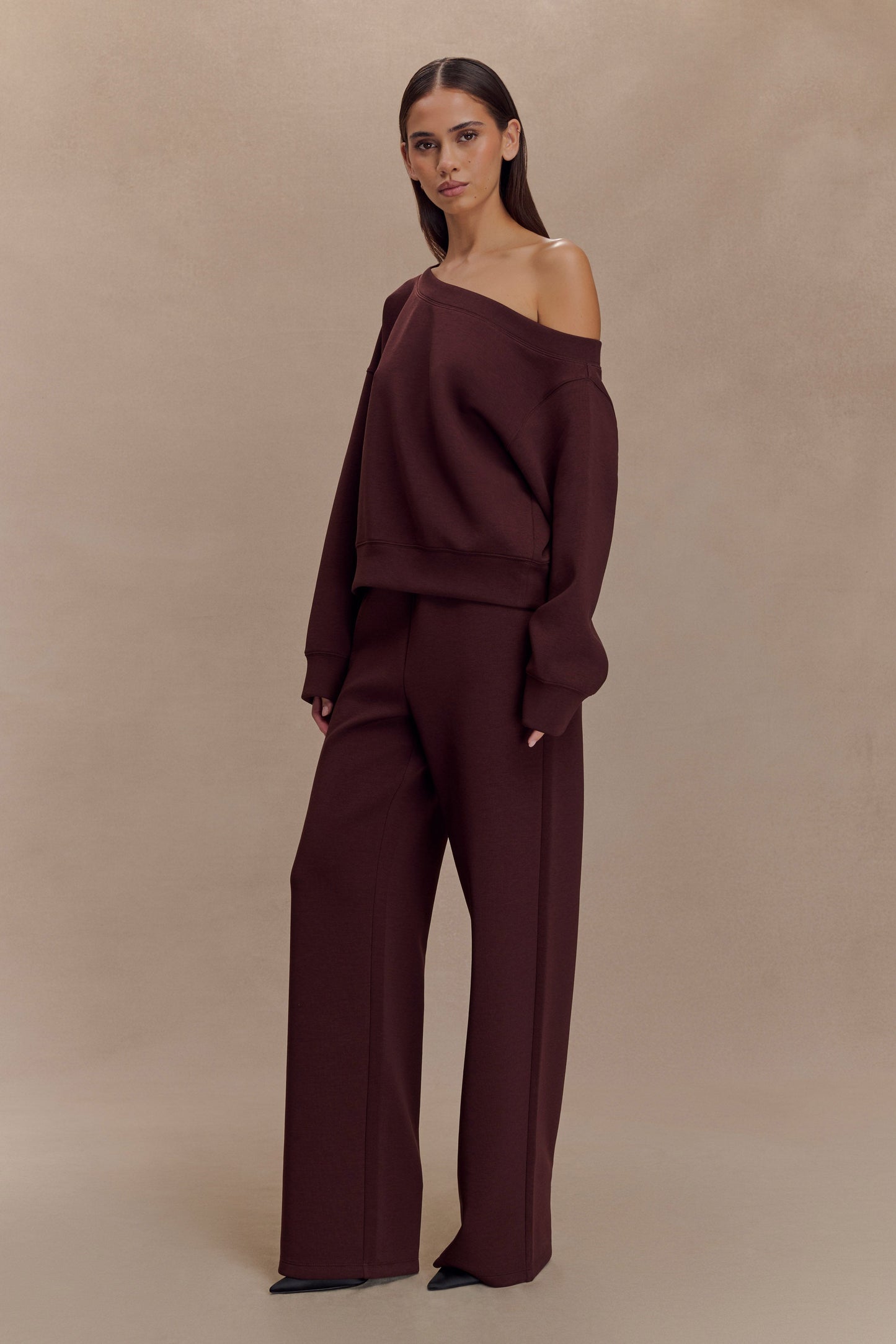 SFRCORD® Plum colored sports suit