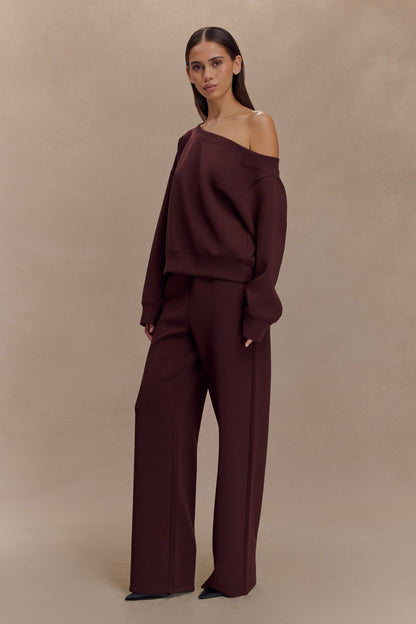 SFRCORD® Plum colored sports suit