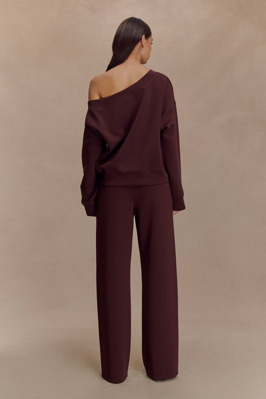 SFRCORD® Plum colored sports suit