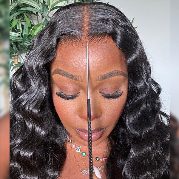 SFRCORD® Glueless Wigs Pre-plucked Pre Cut 9x6 HD Lace Bleached Tiny Knots Beginner Friendly