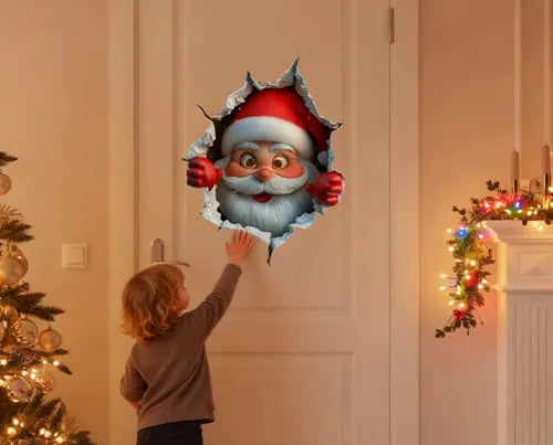 Santa Claus Wall Sticker - Christmas Décor