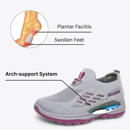 Women Orthopedic Shoes Breathable Arch-support Slip-on Casual Daily Wear