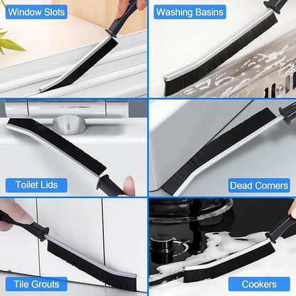 CZTICLE® 5 Pcs Crevice Cleaning Hard Bristle Brush Multifunctional for Bathroom Kitchen