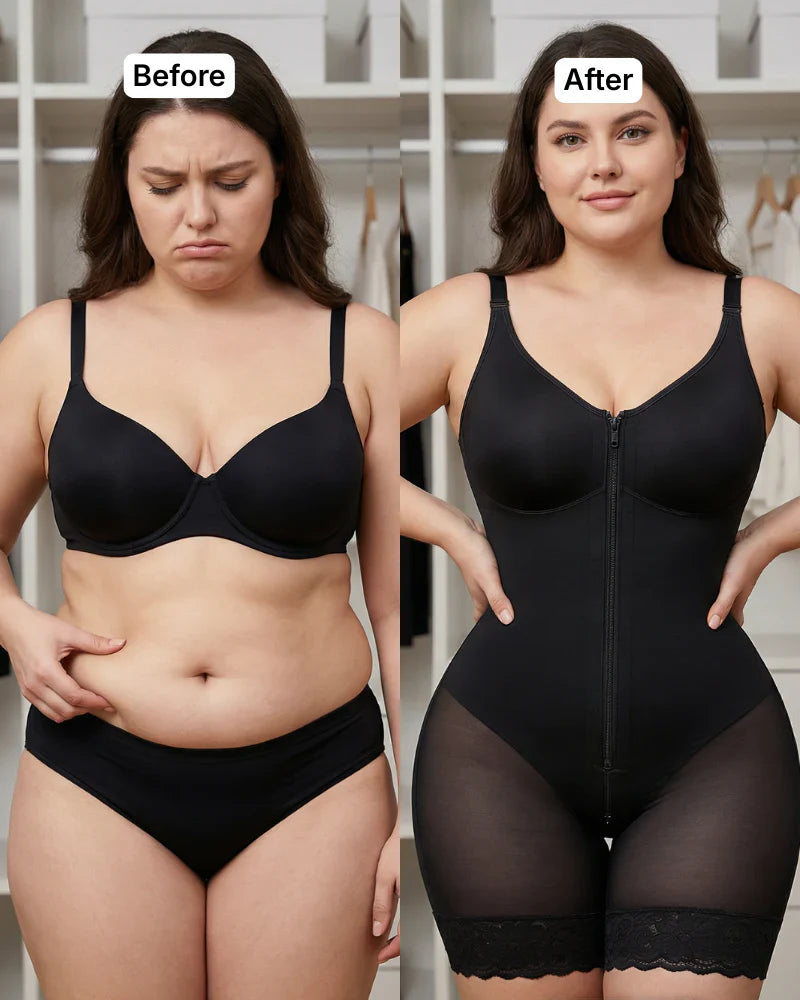 SFRCORD® Tummy Lifting Butt Lifting Zipper Shapewear