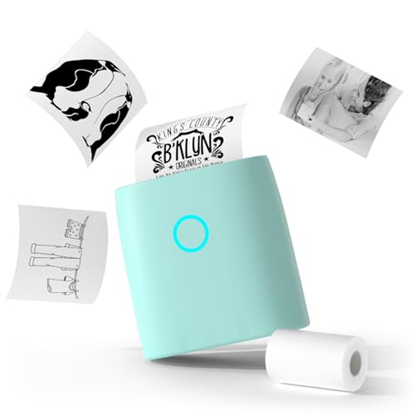 CILIFER® Mini Sticker Printer-2 Inch Bluetooth Thermal Pocket Printer