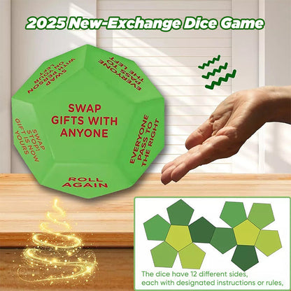 CILIFER® 🎲 Santa Swap Gift Exchange Dice