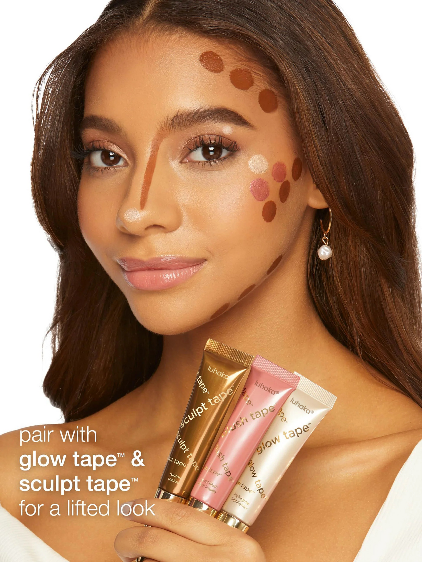 LUHAKA®  contour+sculpting cheek brush