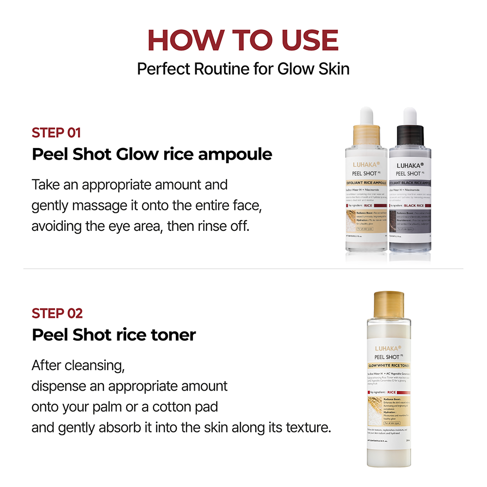 LUHAKA® Peel Shot Glow Rice Line