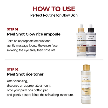 LUHAKA® Peel Shot Glow Rice Line