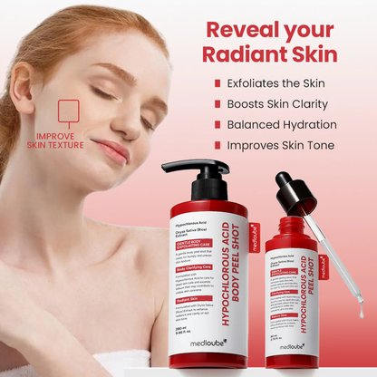 medloube Hypochlorous Acid Rice Peel Shot Duo