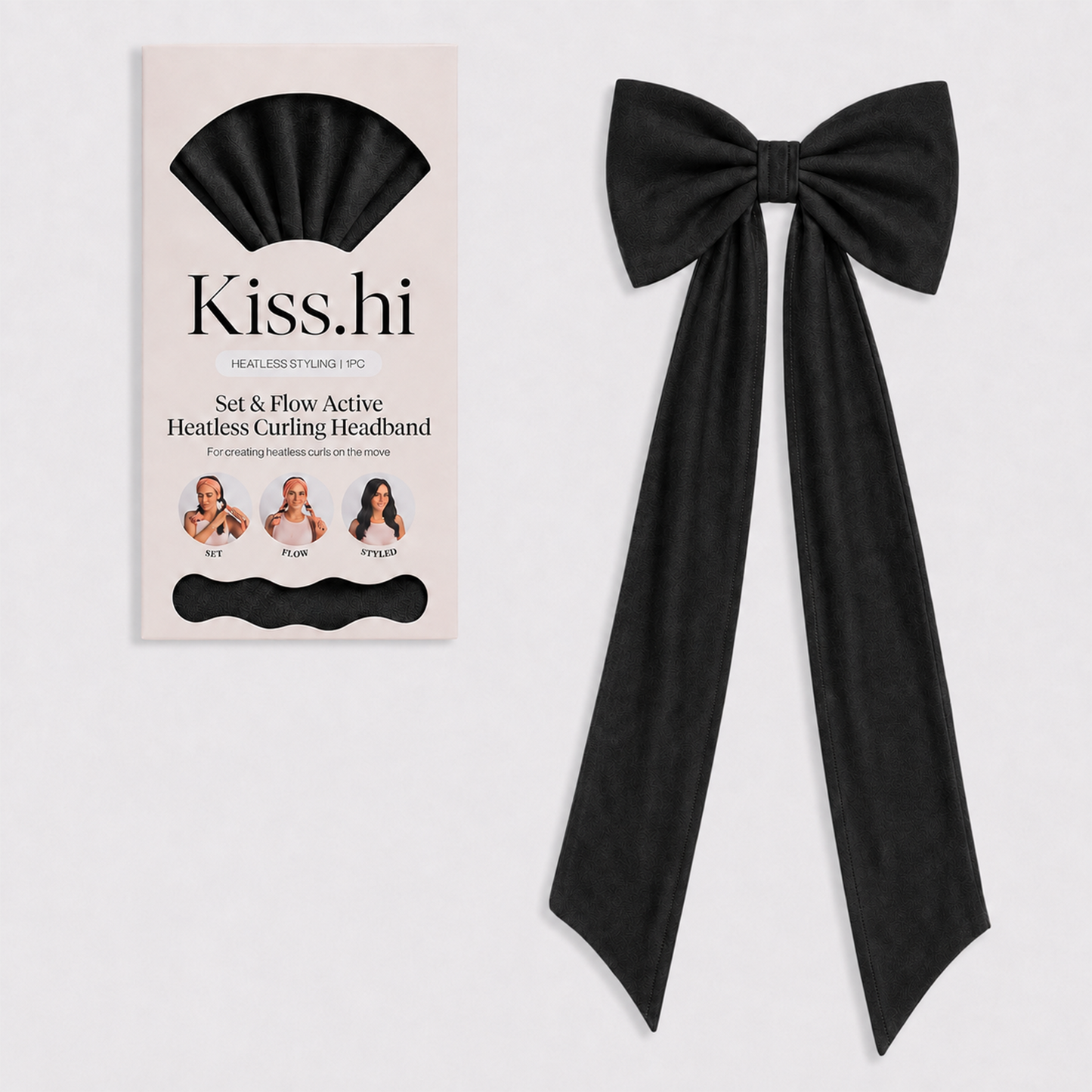 2-in-1 Heatless Curling Headband