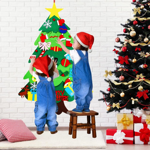 CILIFER® 🎄 Felt Interactive Christmas Tree for Kids