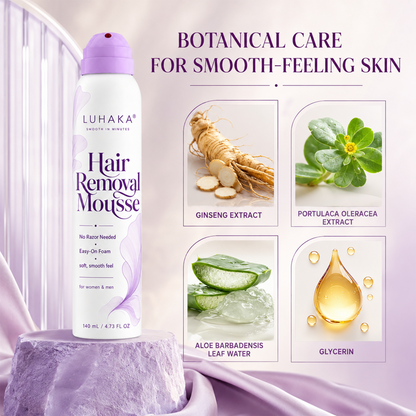 LUHAKA® Spray Hair Remover with Skin - Loving Ingredients, 5 oz