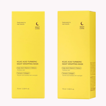 LUHAKA®  Kojic Acid Turmeric Night Wrapping Mask