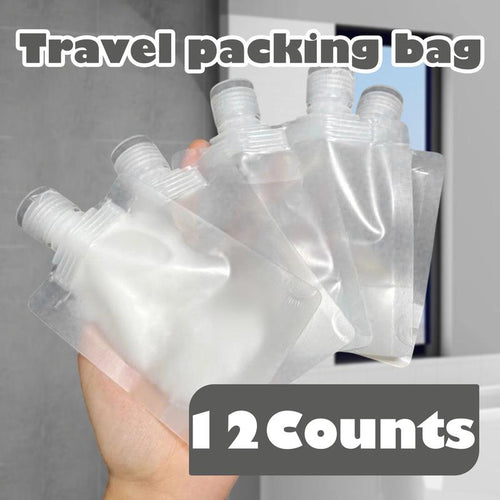 12 Pack Travel Pouches for Toiletries, Suitable For Liquid Filling And Travel
